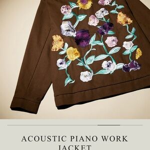 Taylor Swift exclusive Acoustic Piano Work Jacket with Floral Embroidery IN HAND